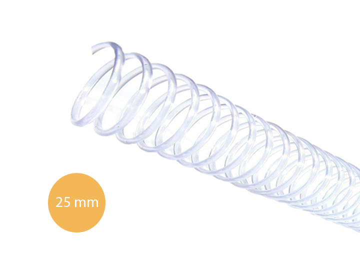 ESPIRAL No 25 TRANS P/160 HOJAS X 45UNID.