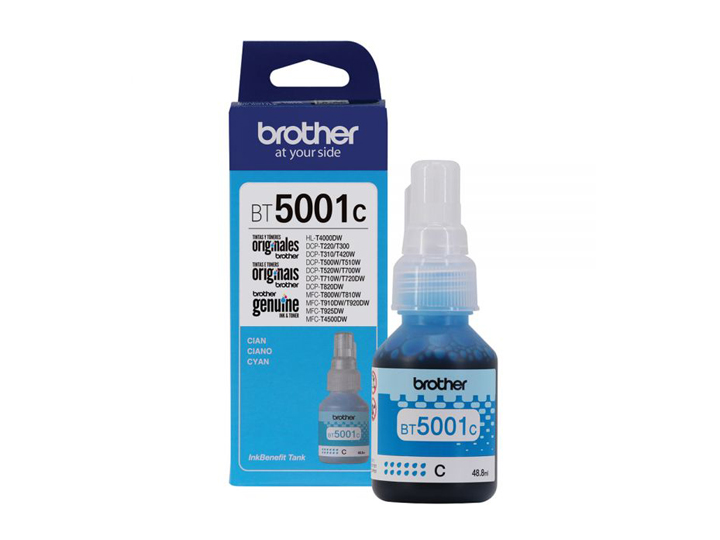 BOTELLA TINTA BT5001C CYAN BROTHER 