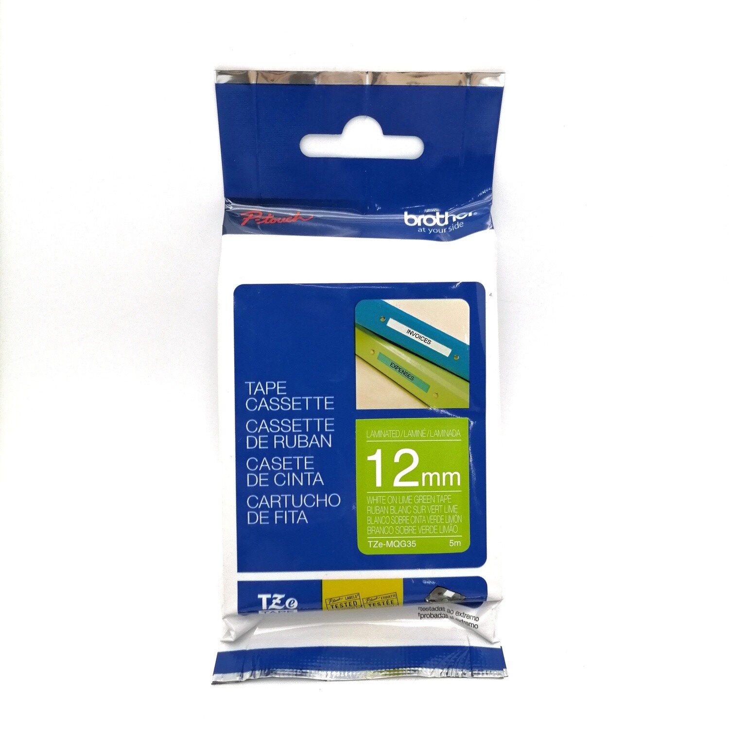 CINTA TZEMQG35 BLANCO-VERDE LIMA 