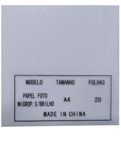 Papel Fotográfico Microporoso A4 de 260 Gramos sin brillo