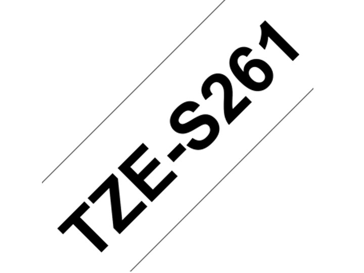 CINTA TZES261 NEGRO-BLANCO 36MMX8M 