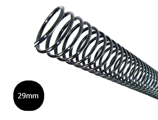 ESPIRAL No29 NEGRO P/ 200 HOJAS PAQ DE 35 UNID.